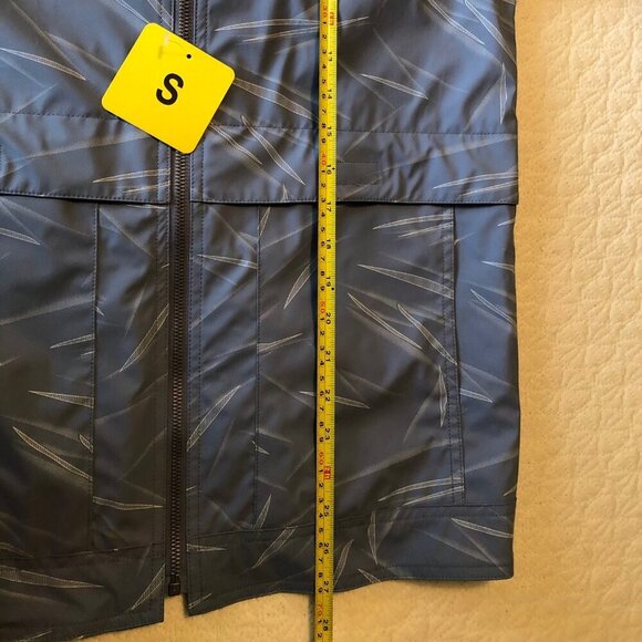 NWT Weatherproof Vintage Women's Rain Jacket, Riverside Blue Print Size Small - Picture 9 of 11